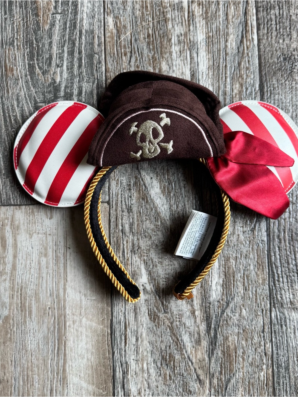Authentic 2023 Disney Pirates of Caribbean Mouse Ear Headband - One Size